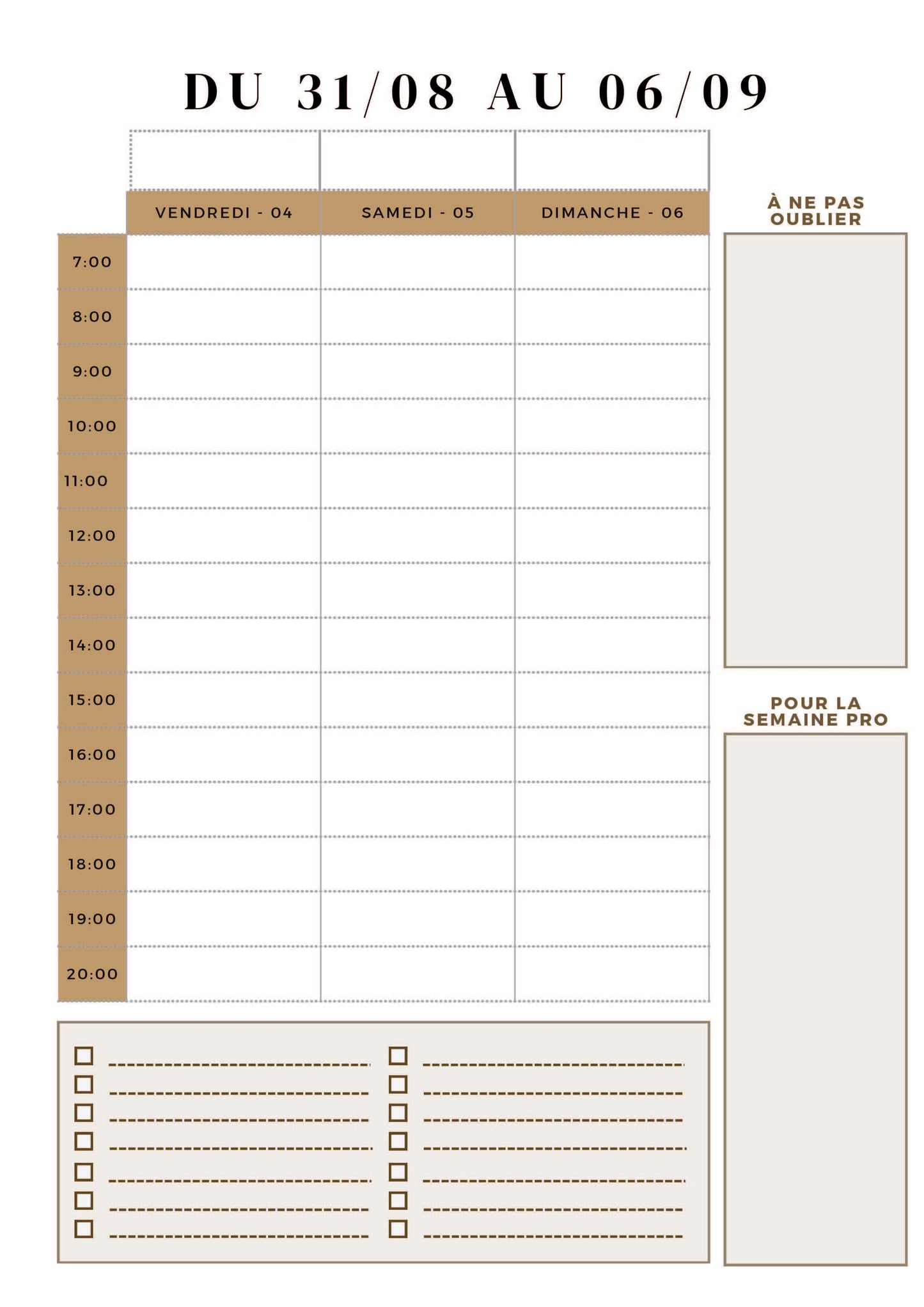 Agenda des Directions 2026/2027 - PDF