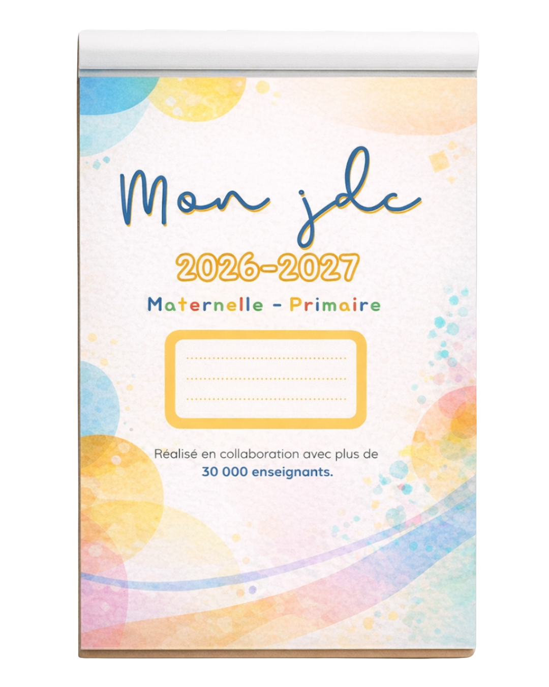 Agenda de l’enseignant 2026-2027 (BLOC)