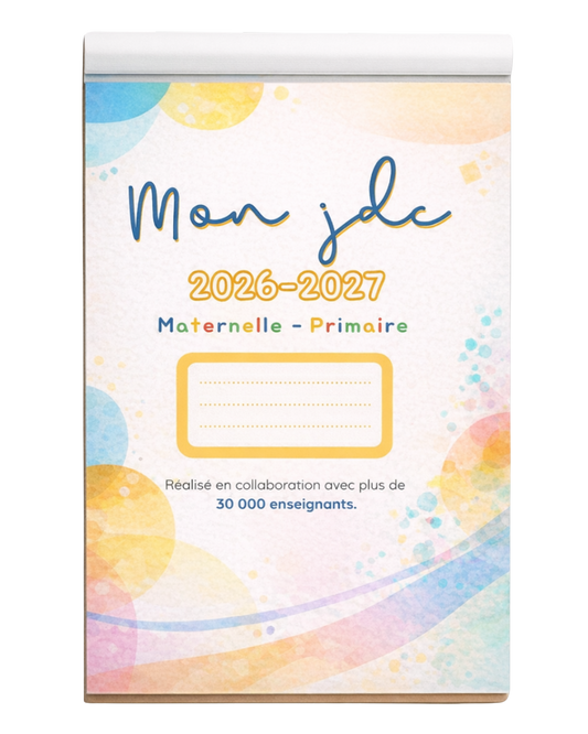 Agenda de l’enseignant 2026-2027 (BLOC)