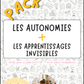 Pack : les autonomies et les apprentissages invisibles