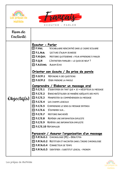 Préparations maternelle en lien avec le référentiel Belge: Pack COMPLET : techniques et manuelles , expression musicale , français , expressions psychomotricité, mathématiques, sciences, éducation, visées transversales