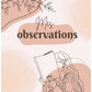 M1 : Les grilles d'observations