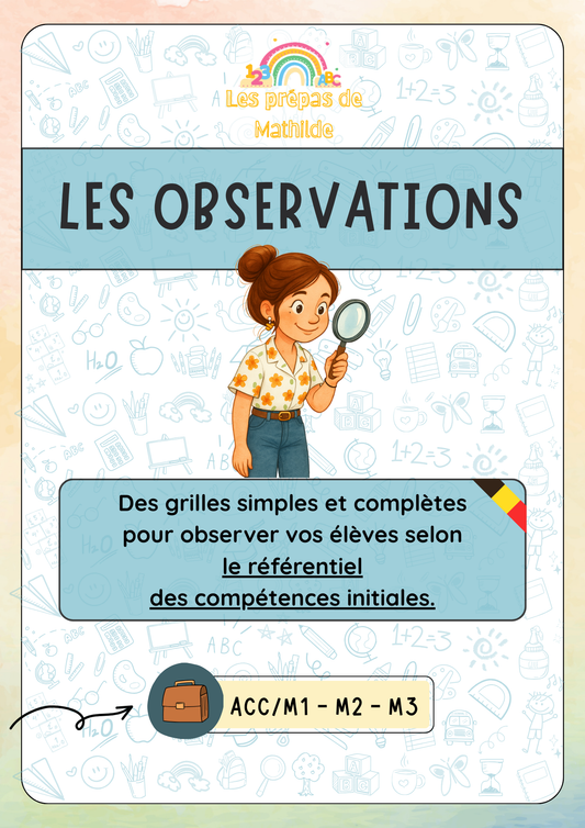 PACK : Les grilles d'observations
