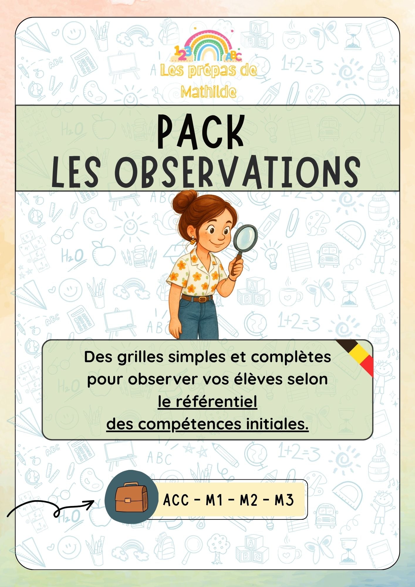 PACK : Les grilles d'observations