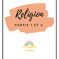 Pack de religion partie 1 & 2