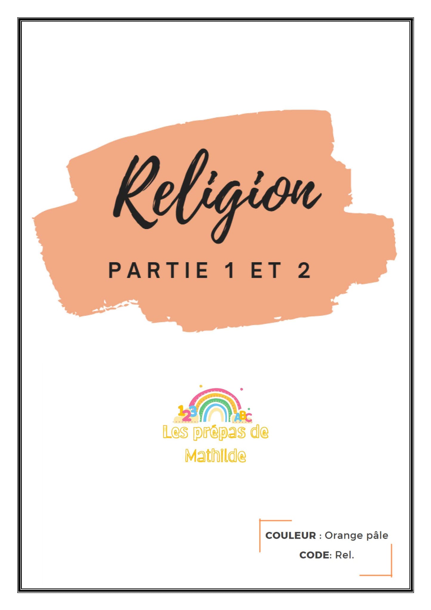 Pack de religion partie 1 & 2