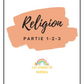 Pack religion partie 1,2& 3 (335 pages)