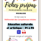Pack Maîtres spéciaux ECA (P1 à P6) : prépas personnalisables (Référentiel de compétences initiales)