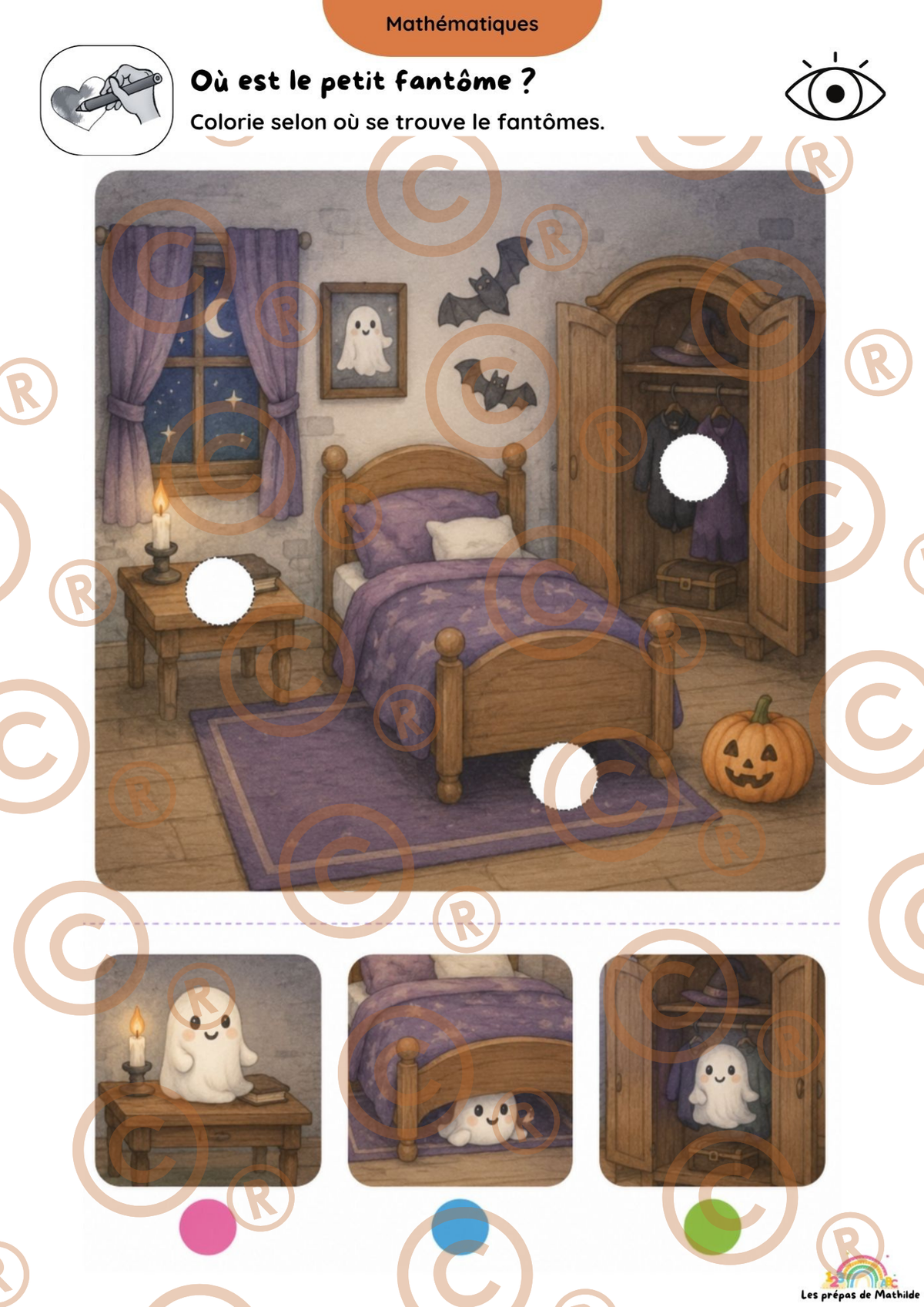 Cahier autonomes Halloween 🎃🧛🏻(Acc-M3)