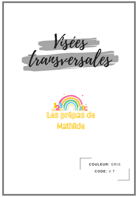 Préparation maternelle en lien avec le référentiel Belge: Visées transversales