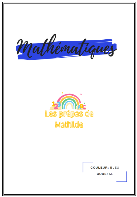 Préparation maternelle en lien avec le référentiel Belge: Mathématiques